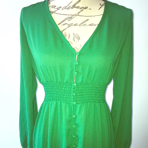 NWOT V Neck Maxi Dress - Picture 4 of 6